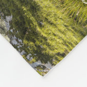 Sable Rough Collie Herding Sheep - Personalisiert Fleecedecke (Ecke)