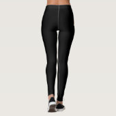 Sable Rough Collie Niedlich Cartoon Hunde Leggings (Rückseite)