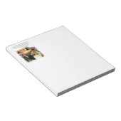 Sable Rough Collie wo Liebe wächst Notizblock (angewinkelt)