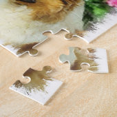 Sable Rough Collie wo Liebe wächst Puzzle (Seite)