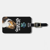 SABLE Sheltie • ArtMuse Journey-Serie Gepäckanhänger (Vorderseite horizontal)