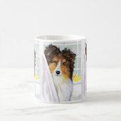 Sable Sheltie Bath Kaffeetasse (Mittel)