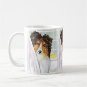 Sable Sheltie Bath Kaffeetasse (Links)