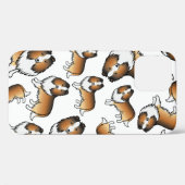 Sable Shetland Sheepdog Cartoon Dog Muster Case-Mate iPhone Hülle (Rückseite (Horizontal))