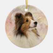Sable Shetland Sheepdog Keramikornament (Vorne)