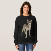 Sable Siberian Husky Sweatshirt (Vorne ganz)