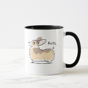 SablePembrokecorgi-Hintern-Tasse Tasse