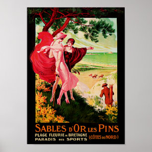 Sables d'Or Les Buttone Poster