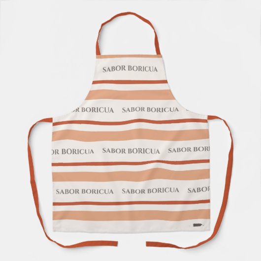 Sabor Boricua Küchenschürze Schürze (Vorderseite)