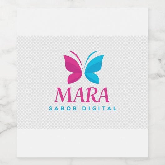 Sabor Digital Mara – Accesorios y Botellas Weinetikett (Einzelnes Label)