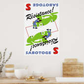 Sabotoge Poster (Küche)