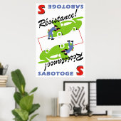 Sabotoge Poster (Heimbüro)