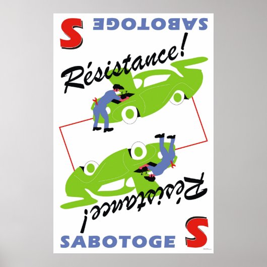 Sabotoge Poster (Vorne)