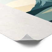 Sabr, Shukr, Tawakkul | Modern Muslim Home Gift Poster (Ecke)