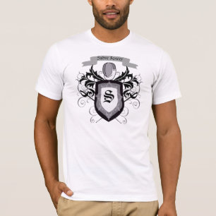 SABRE, der den T - Shirt der Wappen-weißen Männe