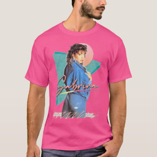 Sabrina 80er Italo Fan Design T-Shirt