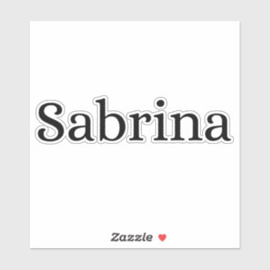 Sabrina Aufkleber