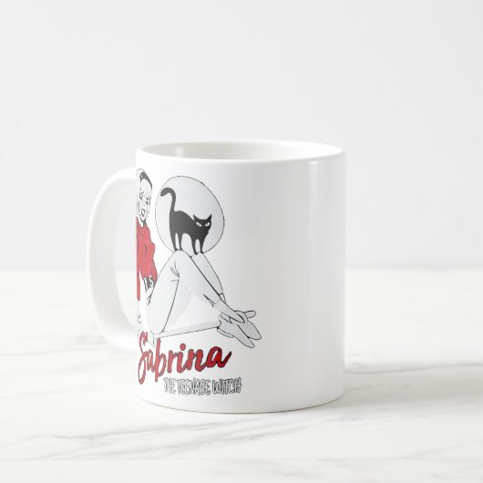 Sabrina Comic Kaffeetasse (Vorderseite Links)