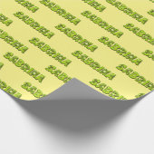 Sabrina Kiwi Fruit Geschenk papier Geschenkpapier (Ecke)