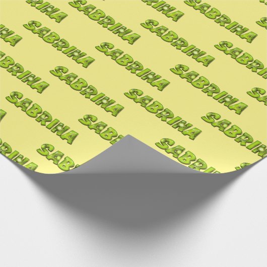 Sabrina Kiwi Fruit Geschenk papier Geschenkpapier (Ecke)