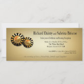 Sabrina Las Vegas Deluxe Wedding Einladung (Rückseite)