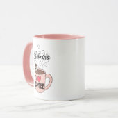 Sabrina Liebe-Kaffee Tasse (Vorderseite Links)