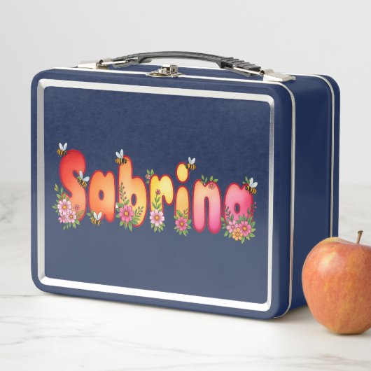 Sabrina- Personalized Bee Lunch Box (Beispiel)