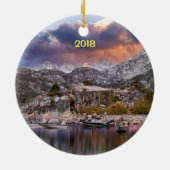 Sabrina-See, Kalifornien Keramikornament (Hinten)