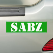 ‚SABZ‘ AUTOAUFKLEBER (Auf Auto)