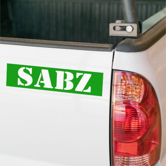 ‚SABZ‘ AUTOAUFKLEBER (Auf Lkw)
