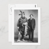 Sac and Fox Nation, 1868 Postkarte (Vorne/Hinten)
