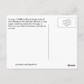 Sac bis Placerville Postkarte (Rückseite)