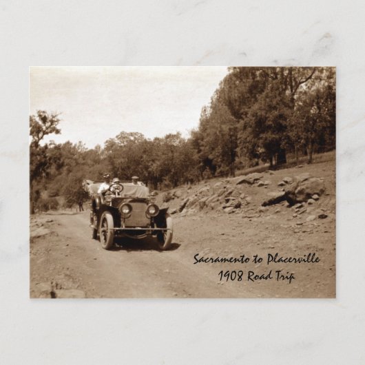 Sac bis Placerville Postkarte (Vorderseite)