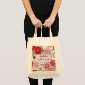 Sac fourre-tout Pivoines Tragetasche (Vorderseite (Produkt))
