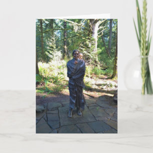 Sacagawea Statue, Fort Clatsop, Astoria, Oregon Karte