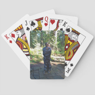 Sacagawea Statue, Fort Clatsop, Astoria, Oregon Spielkarten