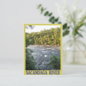 Sacandaga-Fluss Postkarte (Stehend Vorderseite)
