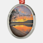 Sacandaga Highlights Ornament Aus Metall (Links)