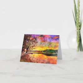 Sacandaga Lake Notecard Dankeskarte