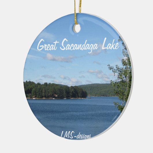 Sacandaga Ruhe-Verzierung Keramikornament (Links)
