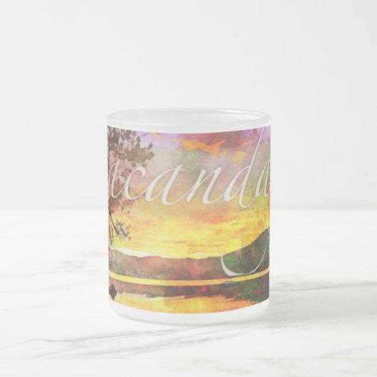 Sacandaga See im Adirondack Mattglastasse (Mittel)