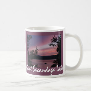 Sacandaga Sonnenuntergang-Veilchen-Tasse Kaffeetasse