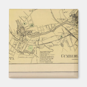 Saccarappa, Cumberland Mills, Washburn Village Kar Magnet