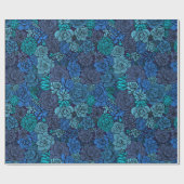 Saccharose in blauem Packpapier (Flach)