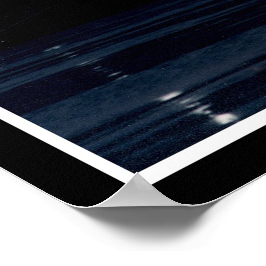 Sace Shuttle nachts Poster (Ecke)