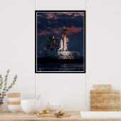 Sace Shuttle nachts Poster (Küche)