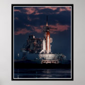 Sace Shuttle nachts Poster (Vorne)