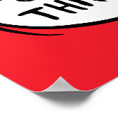 Sache 1 Sache 2 - Grundsatz aller Dinge Poster (Ecke)