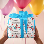 Sache 1 Sache 2 | Happy Birthday Geschenkpapier