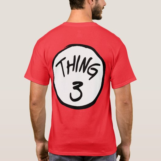 Sache drei T-Shirt (Rückseite)